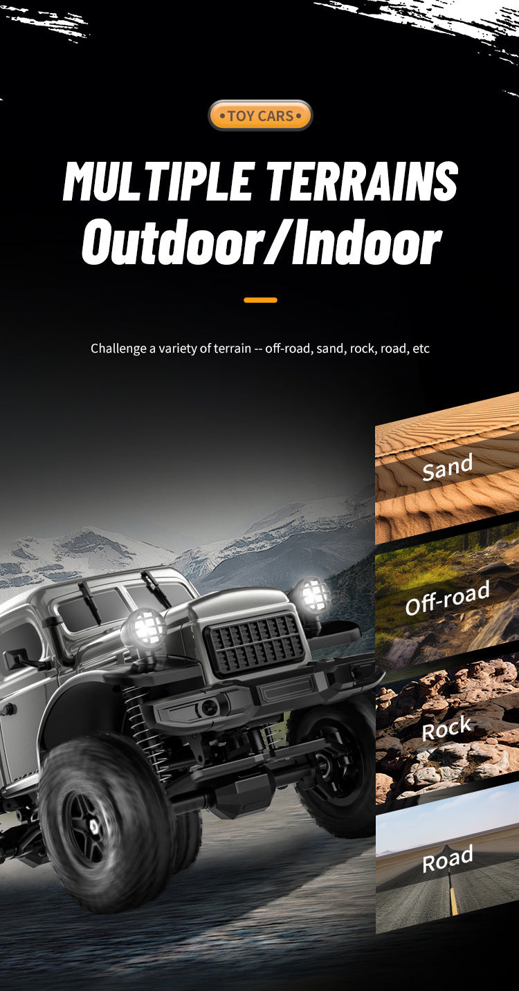 JJRC-C8813_1:18_Dodge Pickup Simulation Model_Full Scale 4WD Off-road Climbing RC RC Vehicle