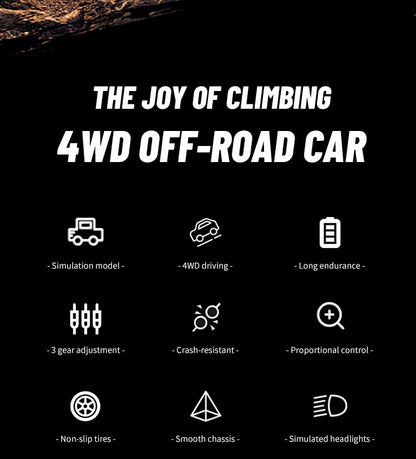 JJRC-C8813_1:18_Dodge Pickup Simulation Model_Full Scale 4WD Off-road Climbing RC RC Vehicle