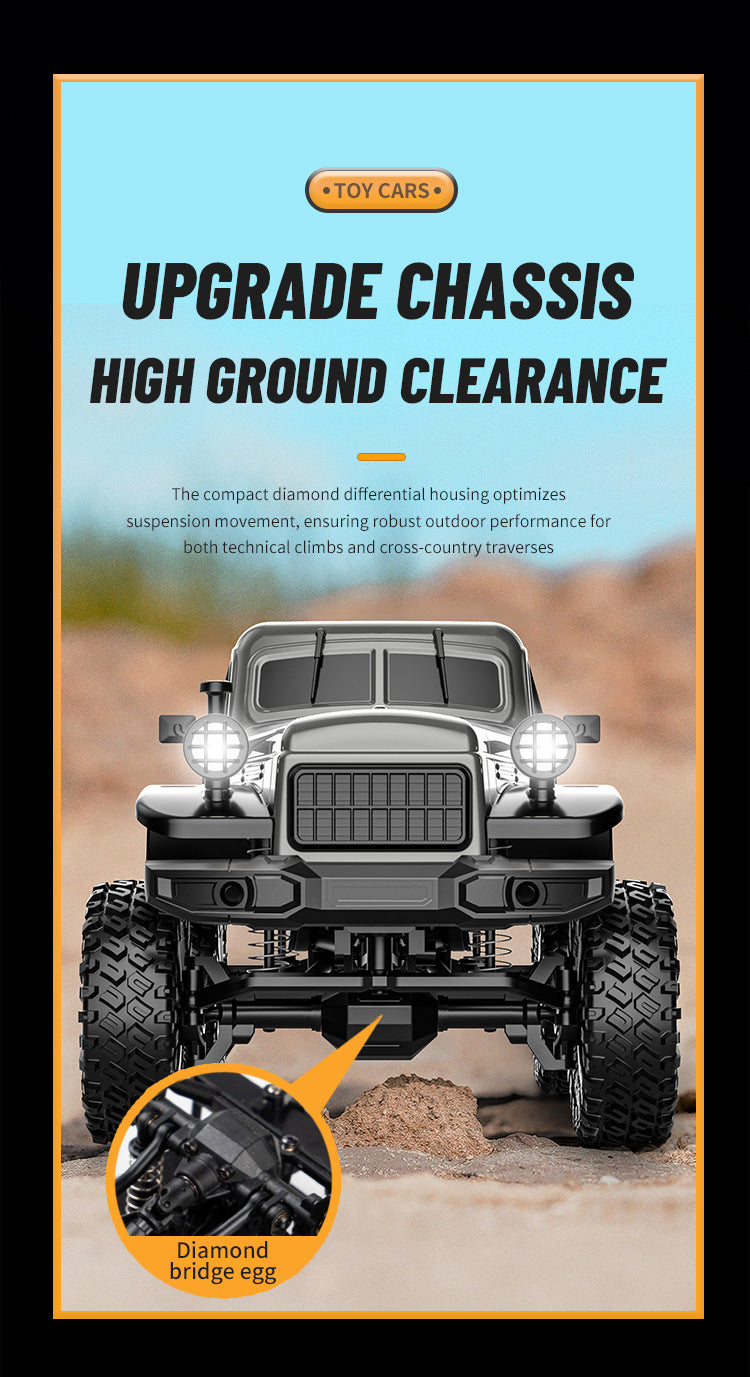 JJRC-C8813_1:18_Dodge Pickup Simulation Model_Full Scale 4WD Off-road Climbing RC RC Vehicle