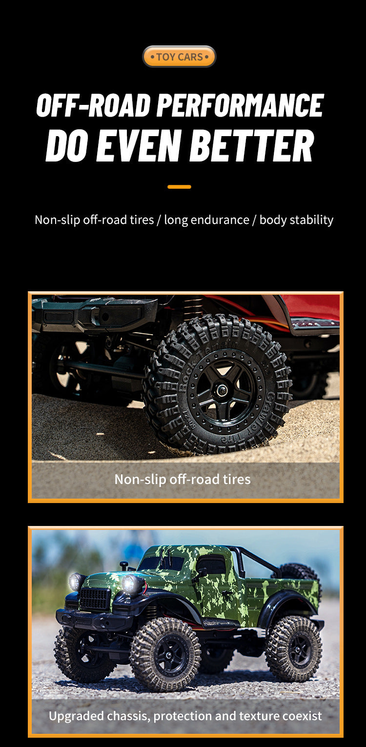 JJRC-C8813_1:18_Dodge Pickup Simulation Model_Full Scale 4WD Off-road Climbing RC RC Vehicle