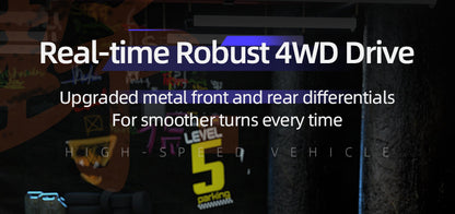 JJRC-C8810_1:18_4WD High-speed Carbon Brush RC Car_High Bright LED Lights_Independent Shock Absorption Buggy