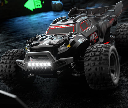 JJRC-C8810_1:18_4WD High-speed Carbon Brush RC Car_High Bright LED Lights_Independent Shock Absorption Buggy