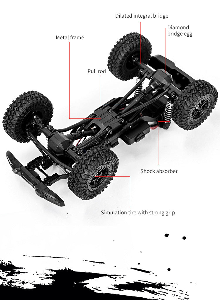 JJRC-C8813_1:18_Dodge Pickup Simulation Model_Full Scale 4WD Off-road Climbing RC RC Vehicle