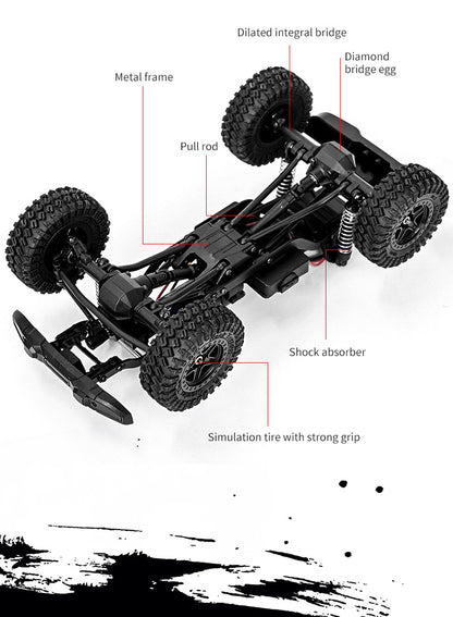 JJRC-C8813_1:18_Dodge Pickup Simulation Model_Full Scale 4WD Off-road Climbing RC RC Vehicle