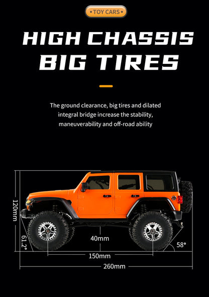 JJRC-C8801_1:18_Shepherd Off-road Jeep_2.4G wireless 4WD remote control car