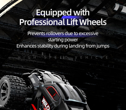 JJRC-C8810_1:18_4WD High-speed Carbon Brush RC Car_High Bright LED Lights_Independent Shock Absorption Buggy