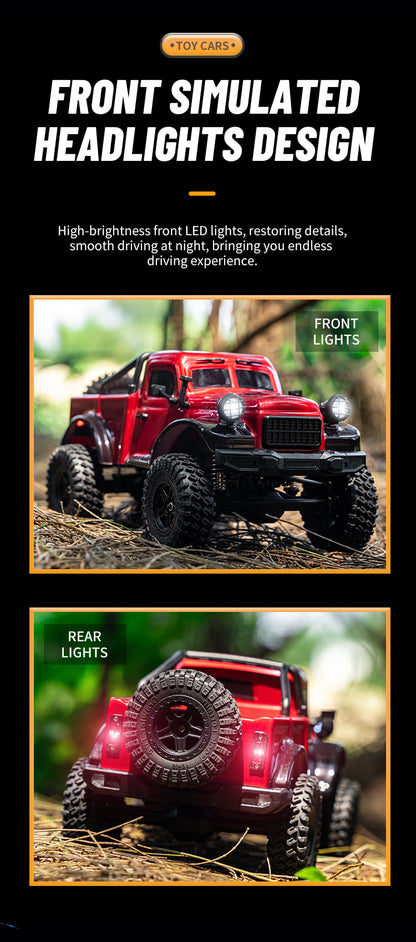 JJRC-C8813_1:18_Dodge Pickup Simulation Model_Full Scale 4WD Off-road Climbing RC RC Vehicle