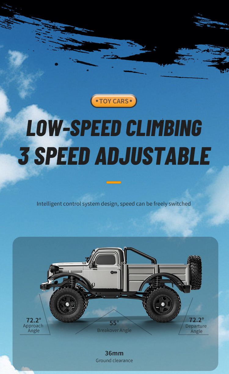 JJRC-C8813_1:18_Dodge Pickup Simulation Model_Full Scale 4WD Off-road Climbing RC RC Vehicle