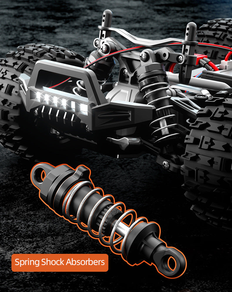 JJRC-C8810_1:18_4WD High-speed Carbon Brush RC Car_High Bright LED Lights_Independent Shock Absorption Buggy