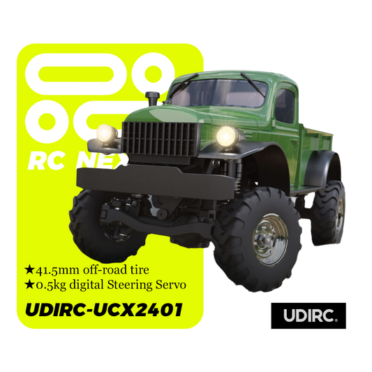 UdiRC-UCX2401_1:24_Salvator X1 Trail Master_Micro Crawler_4WD Brushless System (Forest Camo Green)