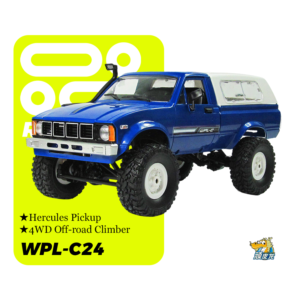 WPL-C24_1:16_Hercules Pickup_4WD Off-road Climber