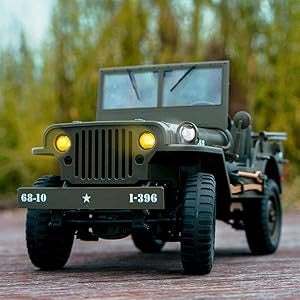 XtremeCrawl JJRC-C8815 Military RC Truck 1:10 Scale - 4WD Rock Crawler , 2.4GHz All-Terrain Vehicle