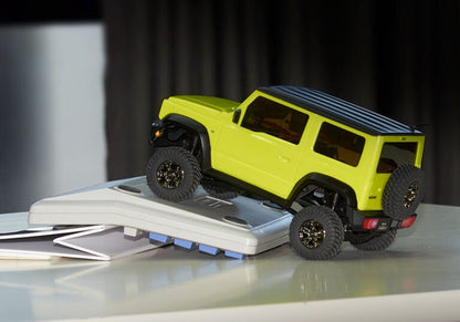 Suzuki Jimny Rock Crusher 1:18 Scale - UdiRC UCX2402RC Licensed Brushless Crawler with METAL GIRDER & 350mAh, 7.4V Lipo Ready (Yellow)