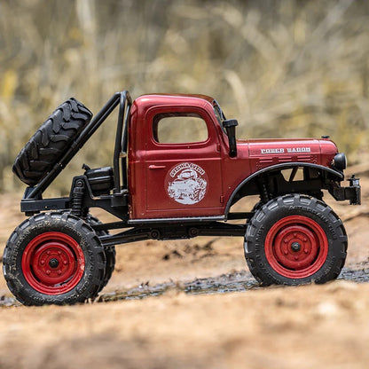 FMS-FCX24Dodge_1:24_ Power Wagon Trail Boss_3-Speed Transmission + Portal Axles (Baja Gold)