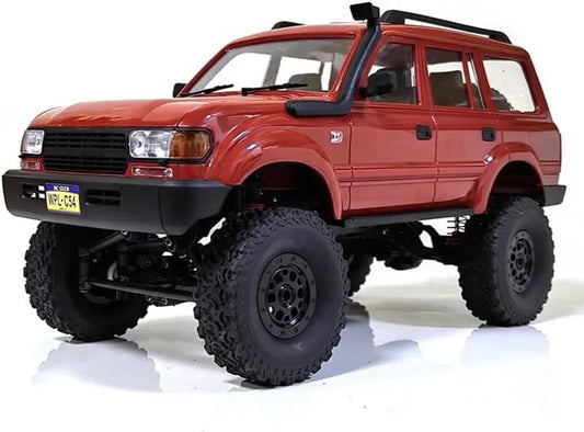 WPL C54 1:16 Pro Series RC Rock Crawler - 4x4 RTR Truck with 2.4GHz & Proportional Steering | 260 Brushed Motor + Upgraded Metal Gearbox & Oil-Filled Shocks